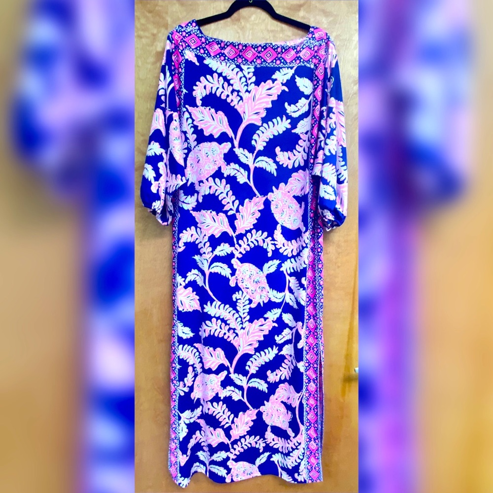 Lilly Pulitzer Silva Maxi Dress in Galaxy Blue